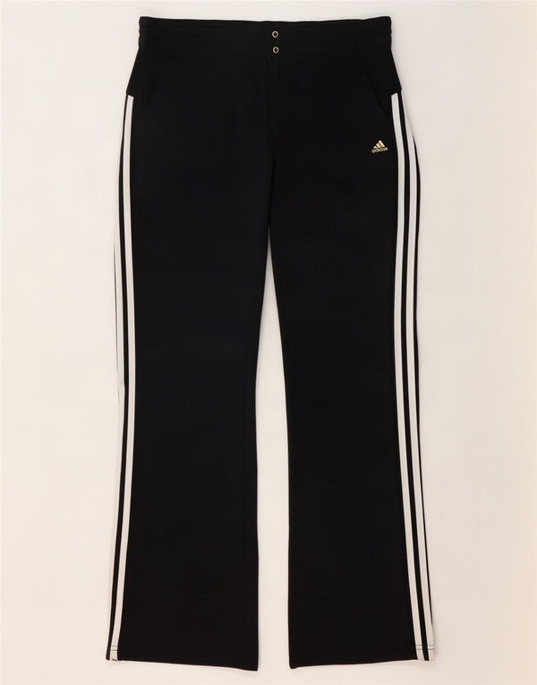 Adidas Γυναικείο Παντελόνι UK 16 Large W36 L30 Μαύρο Πολυεστέρας