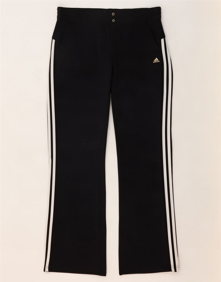 Adidas Γυναικείο Παντελόνι UK 16 Large W36 L30 Μαύρο Πολυεστέρας