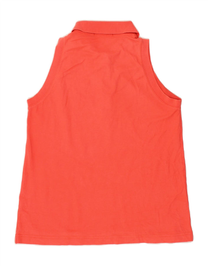 FILA Womens Sleeveless Polo Shirt IT 44  Medium Pink Vintage Fila and Second-Hand Fila from Messina Hembry 