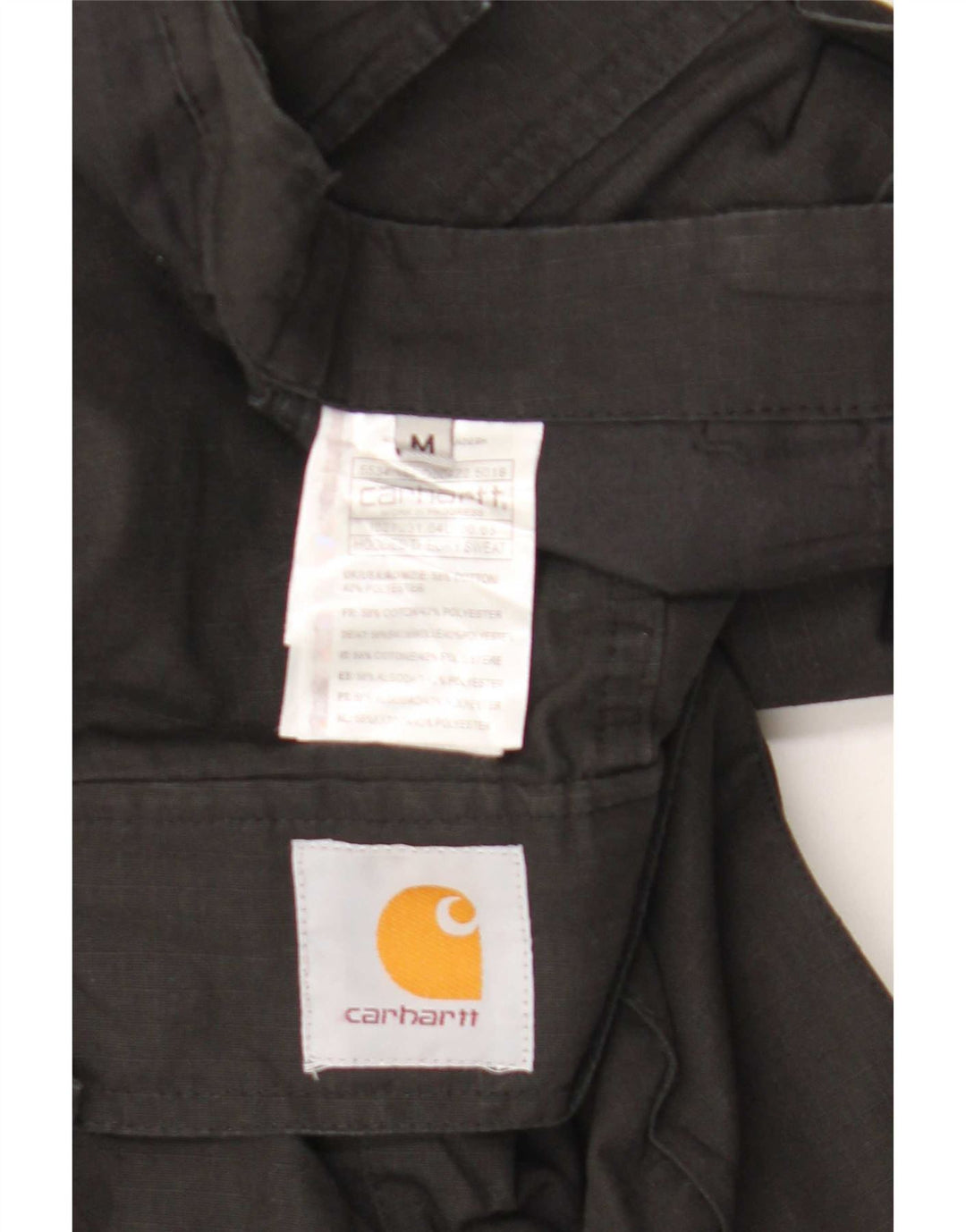 Carhartt Ανδρικό ίσιο παντελόνι Cargo Medium W32 L29 Μαύρο βαμβακερό
