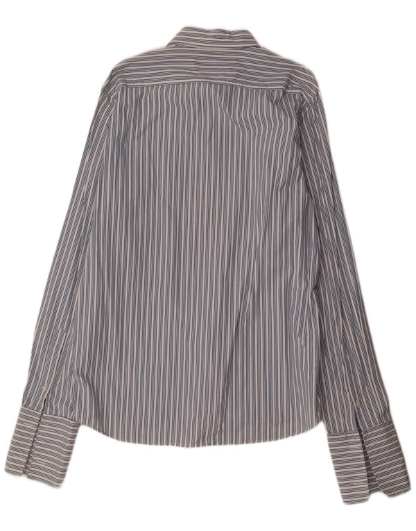 Jack Wills Ανδρικό επίσημο πουκάμισο XL Μπλε ριγέ βαμβακερό