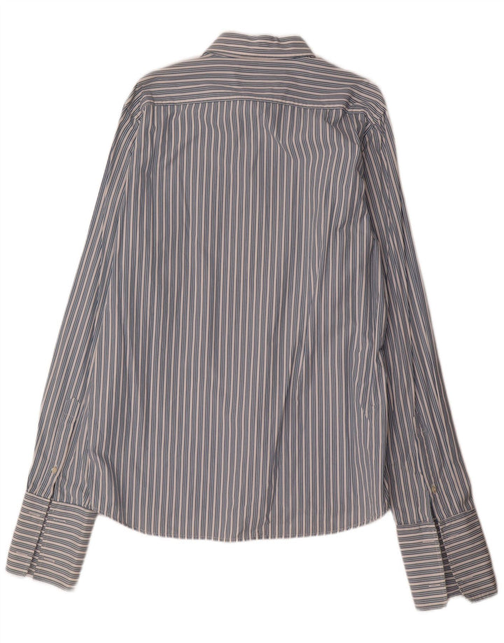 Jack Wills Ανδρικό επίσημο πουκάμισο XL Μπλε ριγέ βαμβακερό