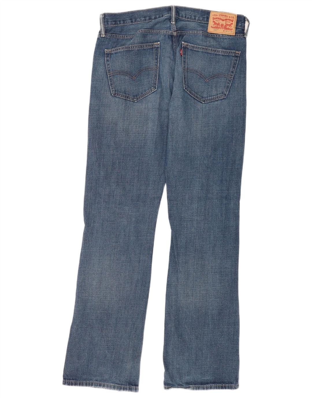 Levi's Mens 527 Bootcut Jeans W34 L34 Μπλε βαμβακερό