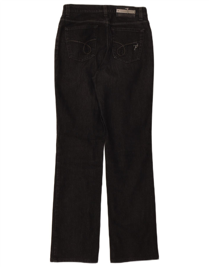 Trussardi Γυναικείο Τζιν μποτάκι W28 L31 Μαύρο βαμβακερό