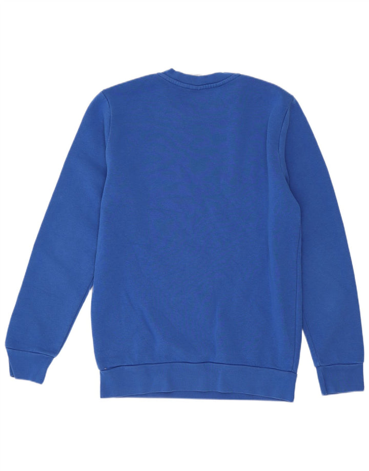 Φούτερ Adidas Boys Jumper 12-13 ετών Μπλε βαμβακερό