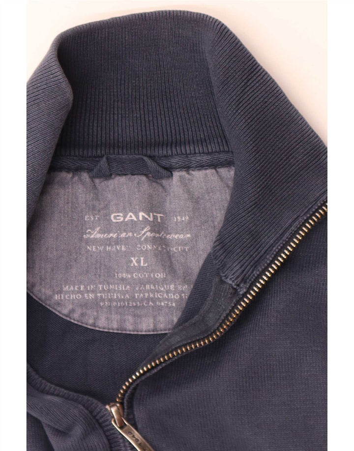 Ανδρικό πουλόβερ Gant Cardigan XL Navy Blue Cotton