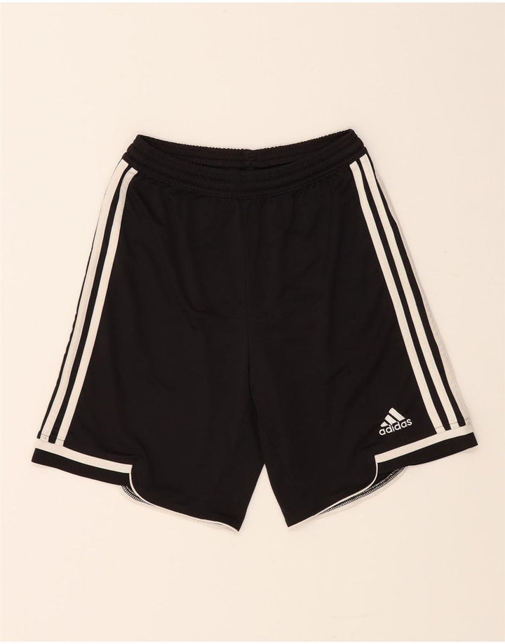 ADIDAS Boys Sport Shorts 13-14 Years  Black Vintage Adidas and Second-Hand Adidas from Messina Hembry 