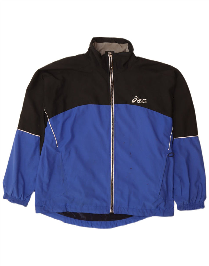 Ανδρική φόρμα ASICS Top Jacket XL Blue Colourblock Polyester