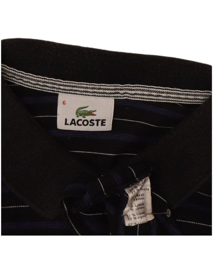 Ανδρικό πουκάμισο πόλο Lacoste, μέγεθος 6 XL Navy Blue ριγέ Lyocell
