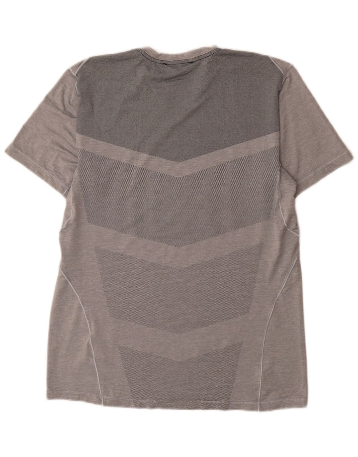 Ανδρικό T-Shirt Nike Dri Fit Τοπ μεσαίου γκρι πολυεστέρα