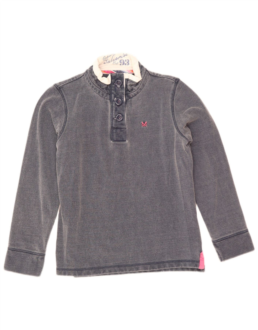 Crew Clothing Γυναικεία μπλούζα με λαιμόκοψη Jumper UK 10 Small Navy Blue