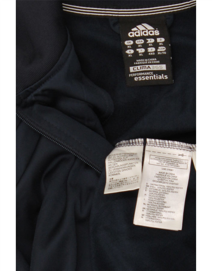 Ανδρική φόρμα ADIDAS Climalite Top Jacket XL Navy Blue Polyester