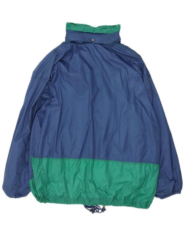 Ανδρικό μπουφάν βροχής Marcel Clair Loose Fit UK 42 XL Navy Blue Colorblock