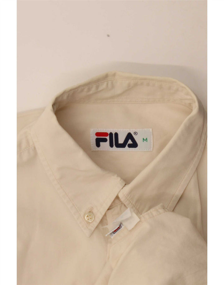 Ανδρικό κοντομάνικο πουκάμισο Fila σε μεσαίο μπεζ