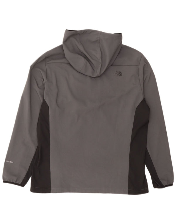 Ανδρική φόρμα με κουκούλα North Face Top Jacket XL Grey Colourblock
