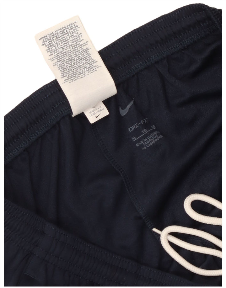 Ανδρικά αθλητικά παντελόνια Nike XL Navy Blue Polyester Sports