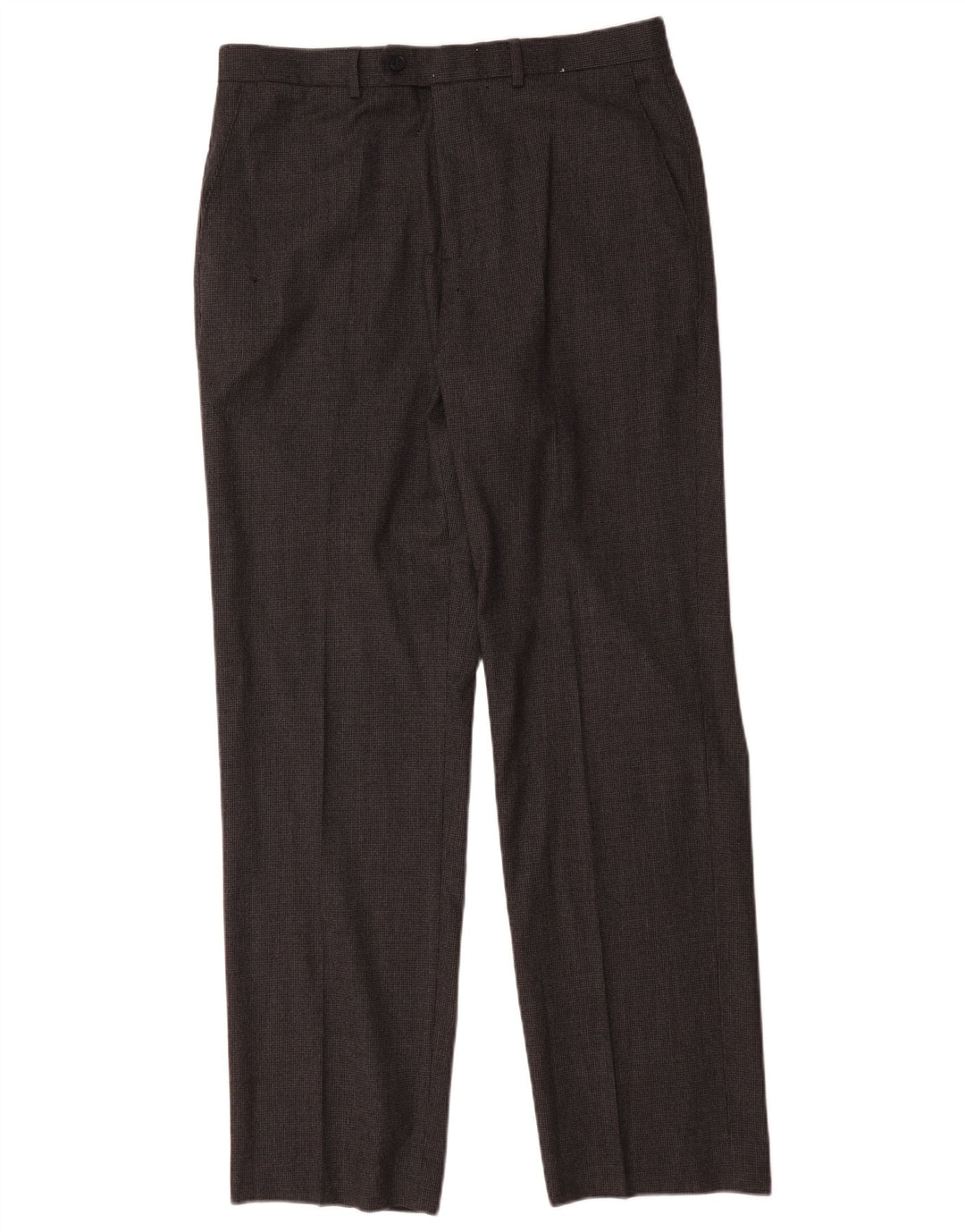 Ανδρικό ίσιο παντελόνι Marks & Spencer W34 L32 Γκρι μαλλί