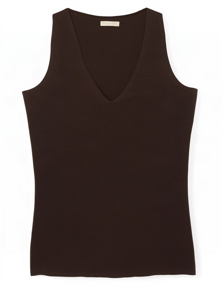 Massimo Dutti Γυναικείο Γιλέκο Τοπ UK 8 Μικρό Καφέ