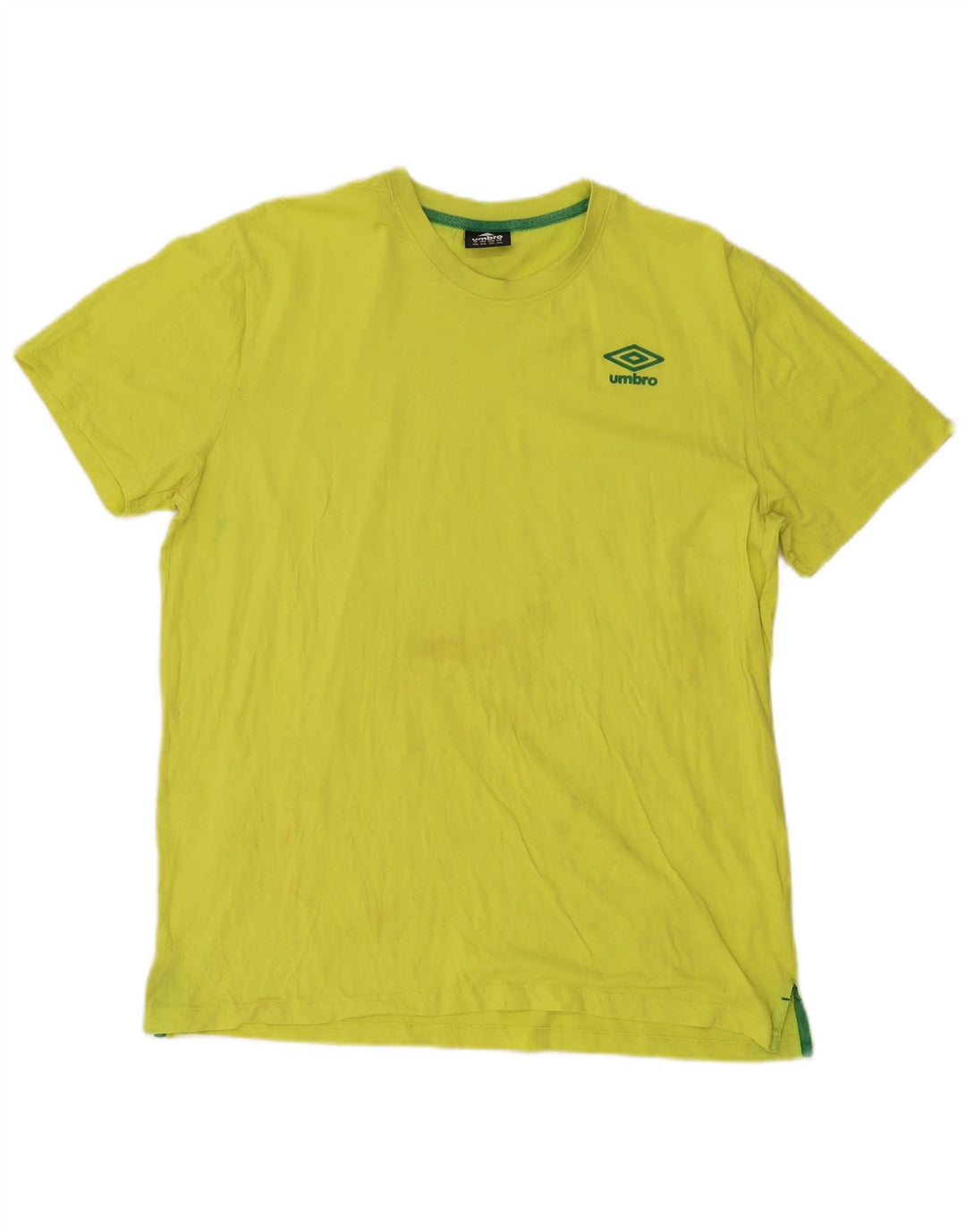 Ανδρικό T-Shirt Umbro Top 2XL κίτρινο βαμβακερό
