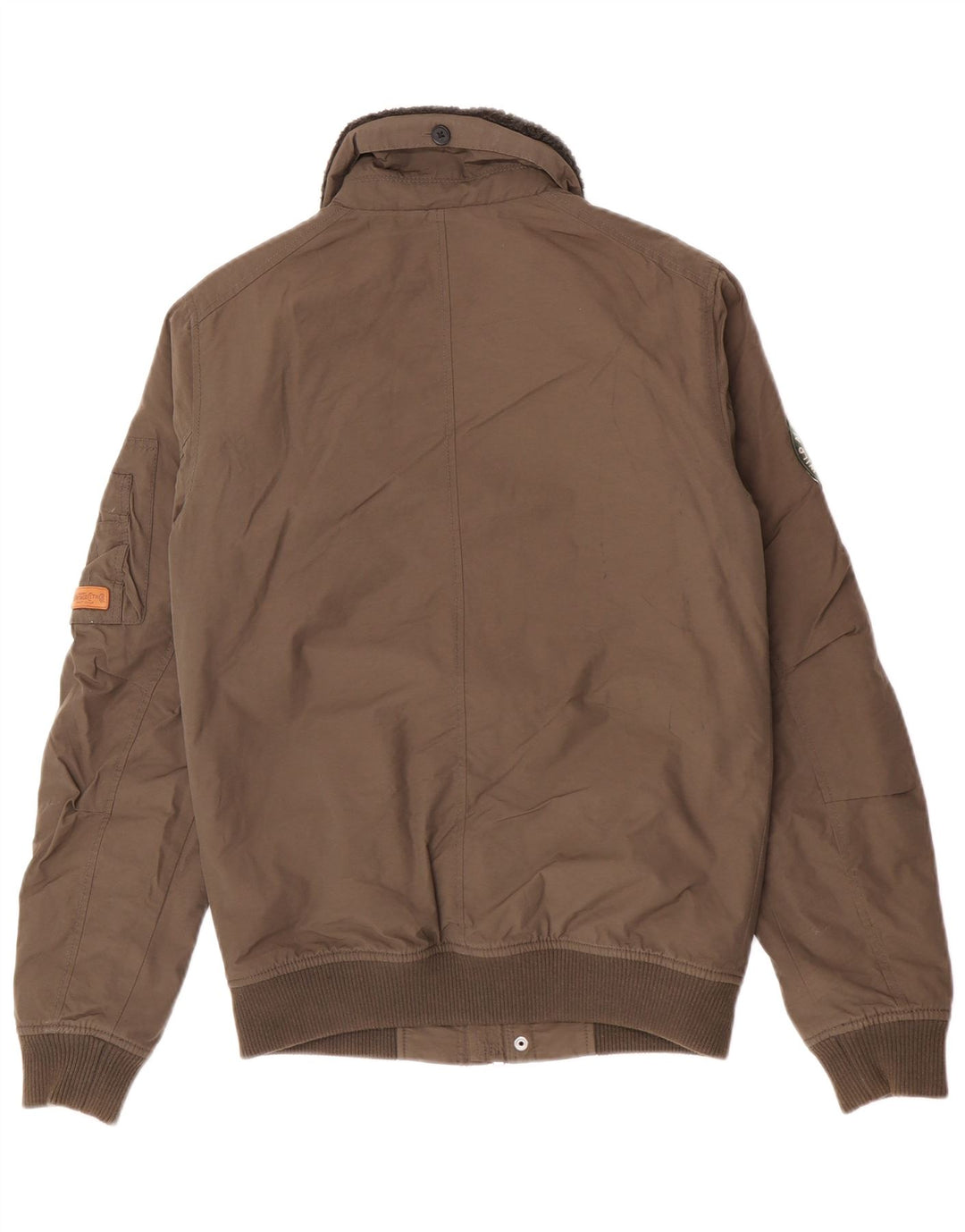 Jack & Jones Ανδρικό Bomber Jacket UK 34 XS Χακί Βαμβακερό