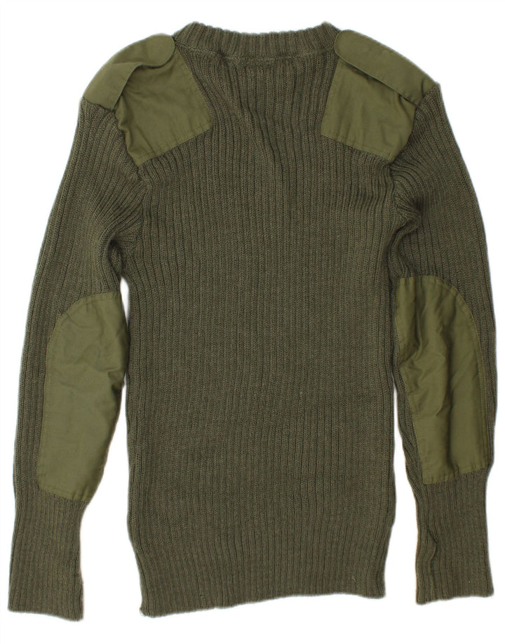 Ανδρικό πουλόβερ με λαιμόκοψη VINTAGE Military Crew Medium Khaki