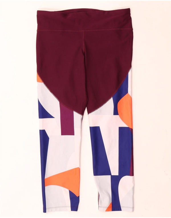 Under Armour Γυναικεία Heat Gear Graphic κολάν UK 14 μεγάλα πολύχρωμα