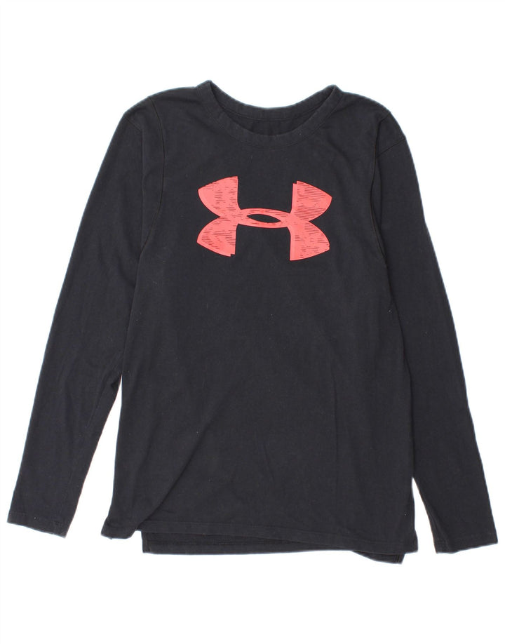Under Armour Γυναικείο τοπ μακρυμάνικο UK 10 Small Navy Blue