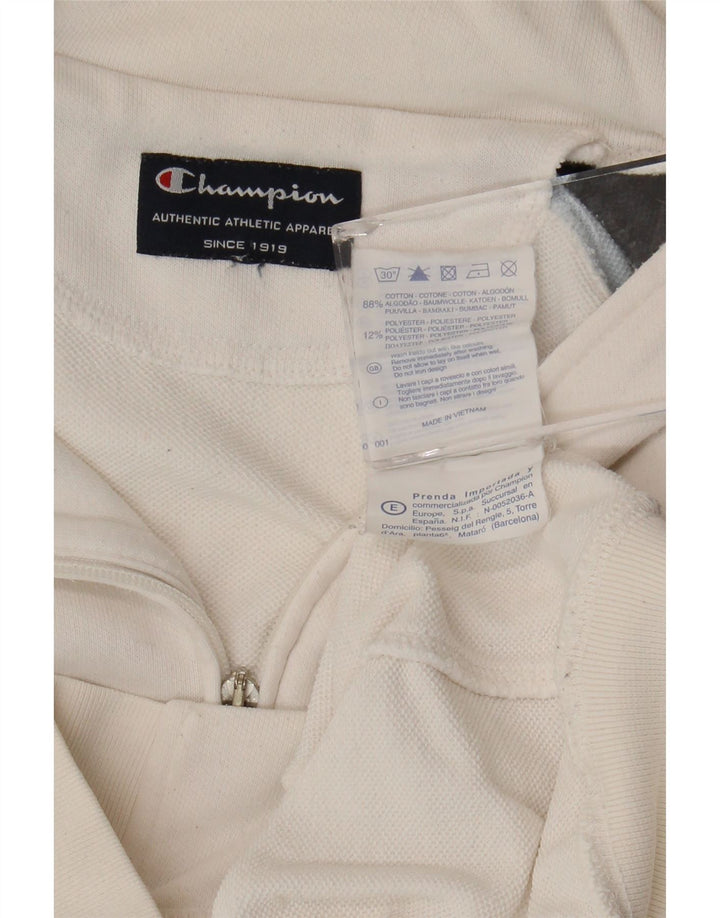 Γυναικεία αθλητική φόρμα Champion Top Jacket UK 16 Large Off White Colourblock