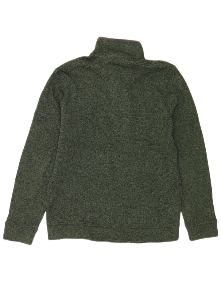 Eddie Bauer Ανδρικό φούτερ με λαιμό με κουμπιά, μεσαία πράσινη φούτερ