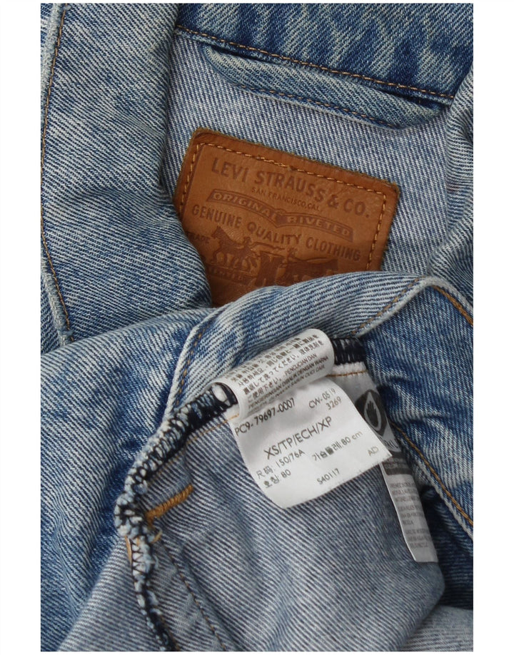 Ανδρικό τζιν μπουφάν Levi's UK 34 XS Μπλε βαμβακερό