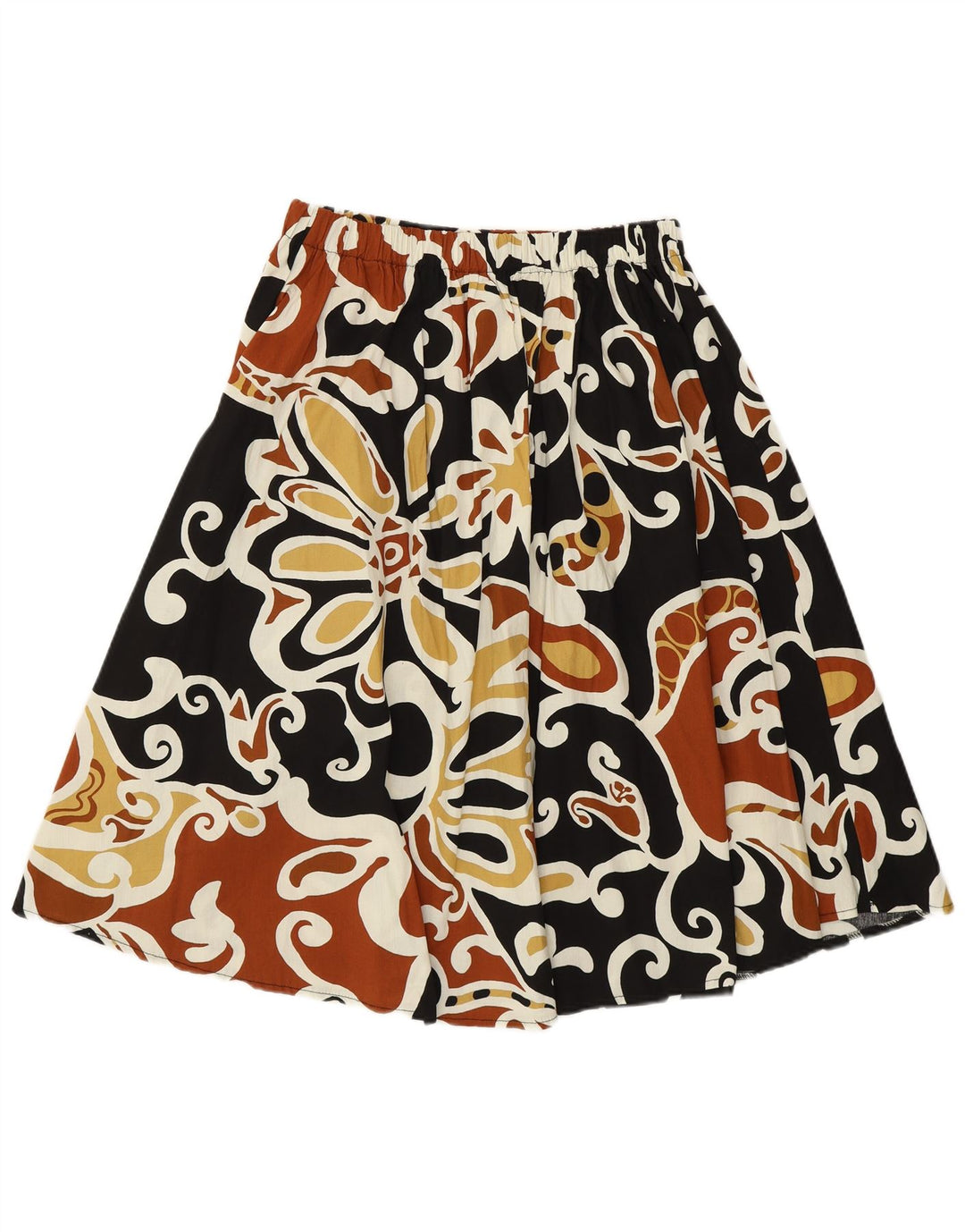 VINTAGE Γυναικεία Φούστα σε A-Line W28 Μεσαία Πολύχρωμη Floral