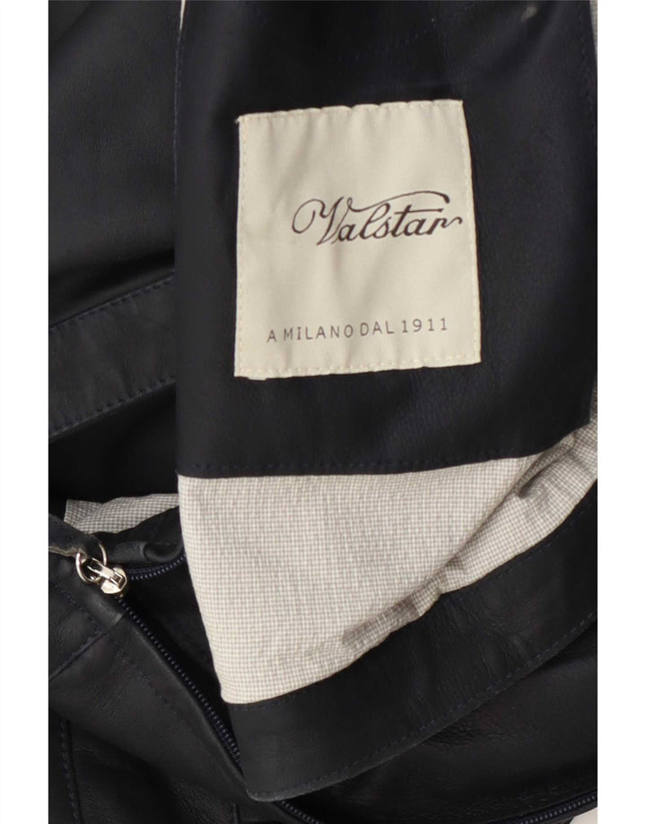 Ανδρικό δερμάτινο μπουφάν Valstar Bomber IT 52 XL Navy Blue