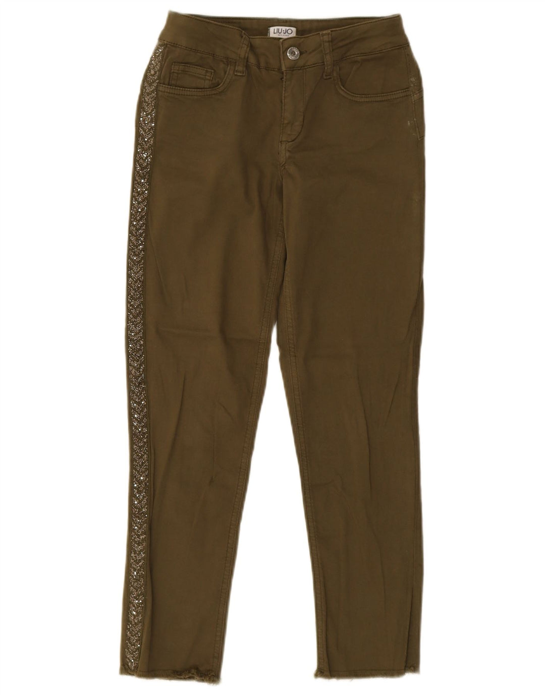 Liu Jo Γυναικείο Slim Jeans W27 L25 Χακί Βαμβακερό