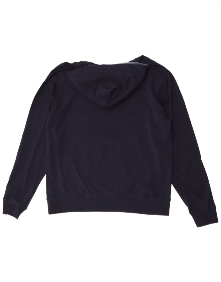 Marks & Spencer Mens Autograph Hoodie Jumper Large Navy Blue