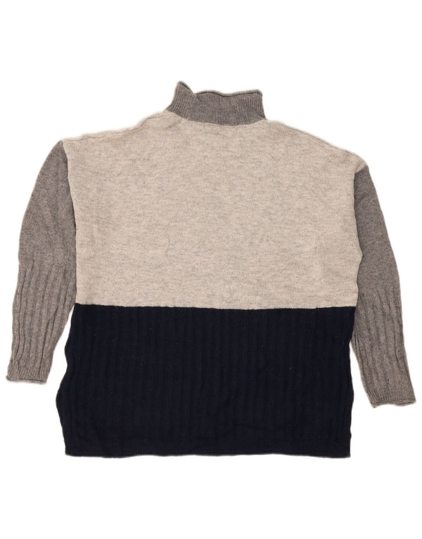 Marks & Spencer Γυναικείο πουλόβερ με λαιμό χελώνα UK 14 Medium Navy Blue
