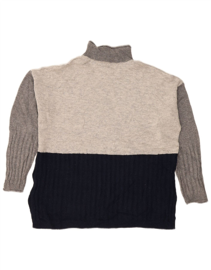 Marks & Spencer Γυναικείο πουλόβερ με λαιμό χελώνα UK 14 Medium Navy Blue