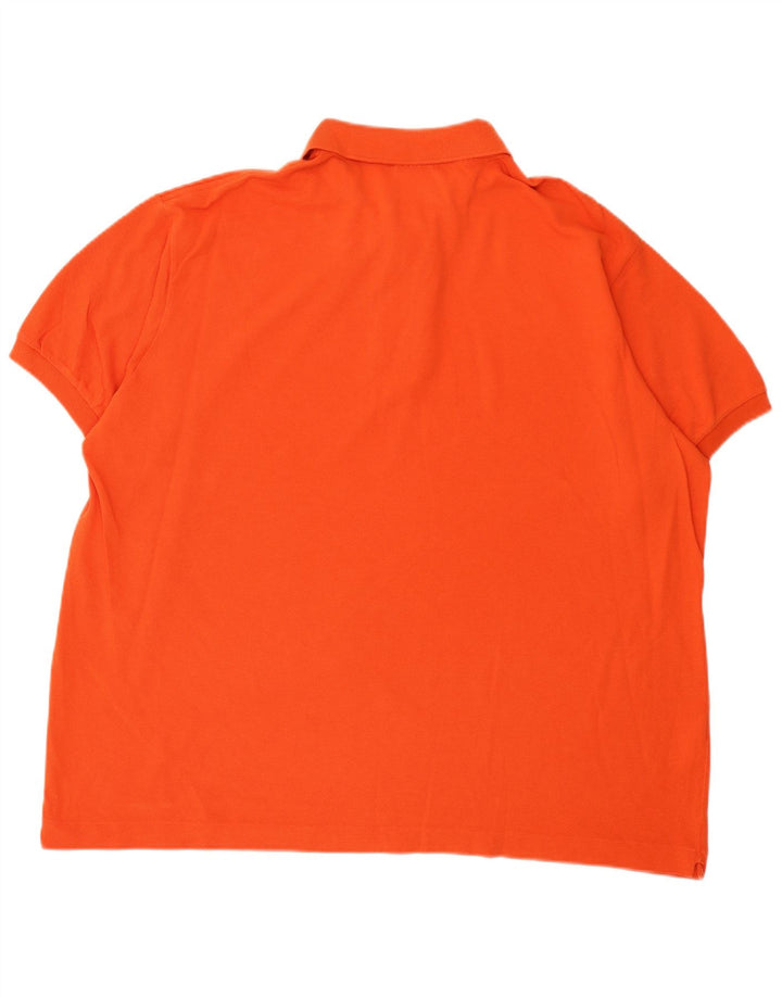 Ανδρικό πουκάμισο Polo Lacoste Νούμερο 8 3XL Πορτοκαλί βαμβακερό