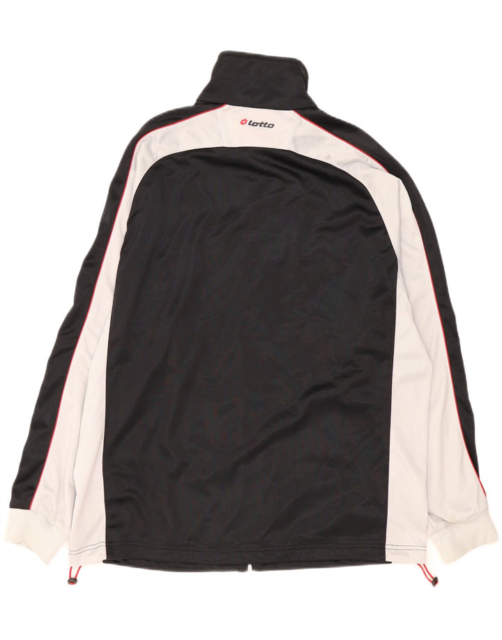 Ανδρική φόρμα Lotto Top Jacket XL Μαύρο Colourblock Πολυεστέρας