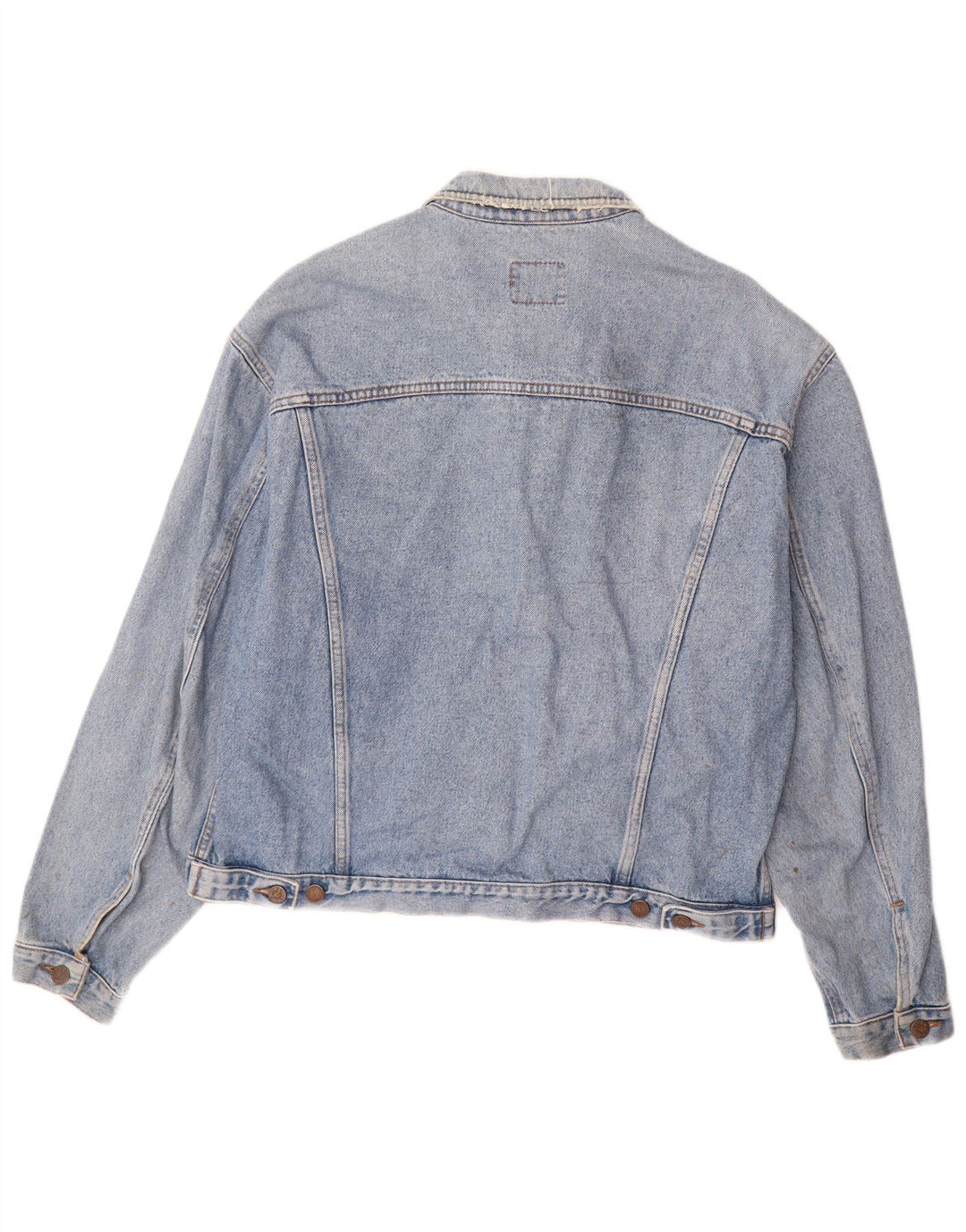 BENETTON Ανδρικό Τζιν Μπουφάν IT 52 XL Μπλε Βαμβακερό