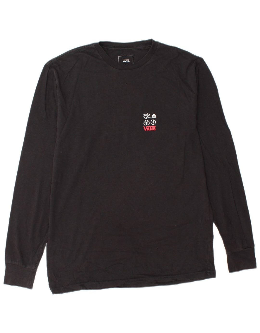 Ανδρικό VANS Classic Fit Graphic Top Μακρυμάνικο μεσαίο μαύρο βαμβακερό