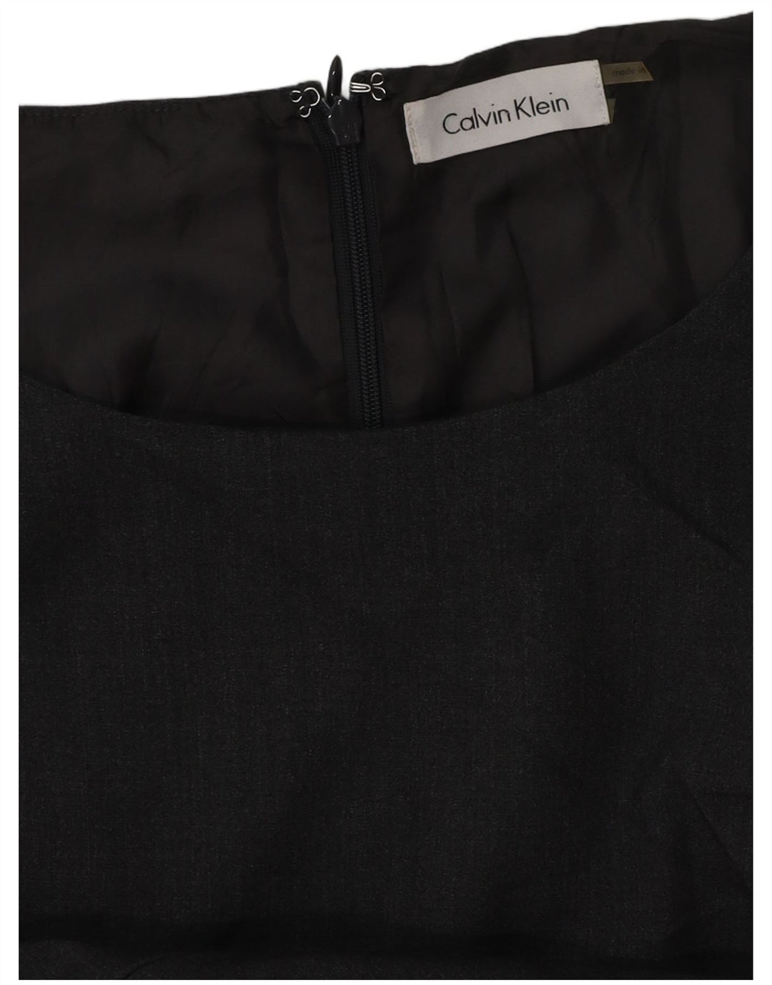 Γυναικείο φόρεμα με θήκη CALVIN KLEIN UK 16 Large Grey