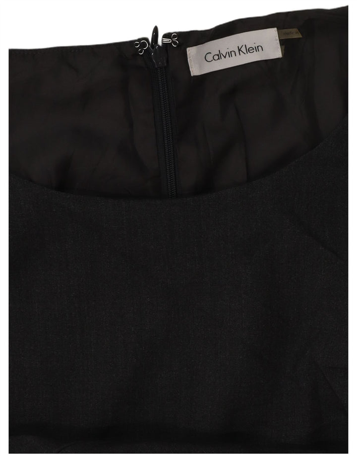 Γυναικείο φόρεμα με θήκη CALVIN KLEIN UK 16 Large Grey