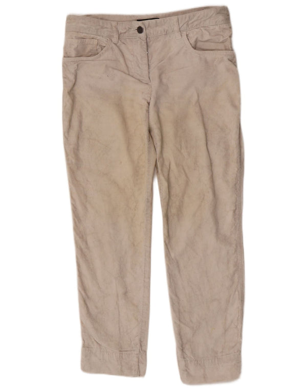 Dolce & Gabbana γυναικείο κωνικό κοτλέ παντελόνι IT 42 Medium W28 L27 Beige