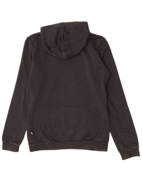 Puma Girls Graphic Hoodie Jumper 15-16 ετών Μαύρο βαμβακερό