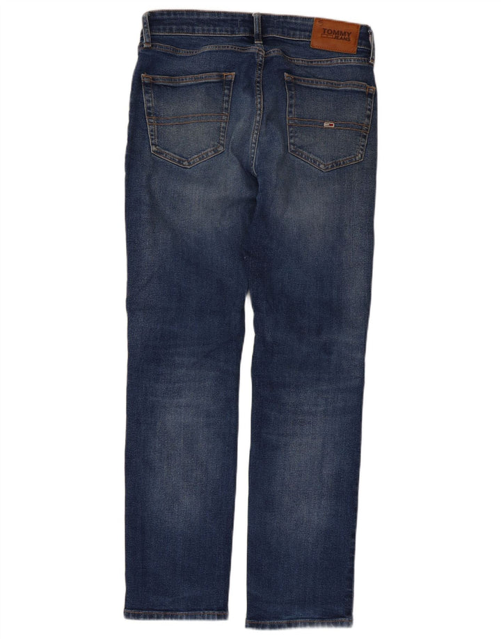 TOMMY HILFIGER Ανδρικό Slim Jeans W28 L30 Μπλε Βαμβακερό