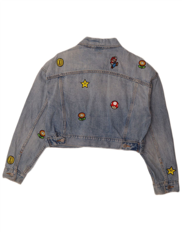 Levi's Girls Graphic τζιν μπουφάν 13-14 ετών Μικρό μπλε βαμβακερό