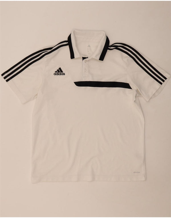 Ανδρικό πουκάμισο ADIDAS Climalite Polo XL White Colourblock Polyester