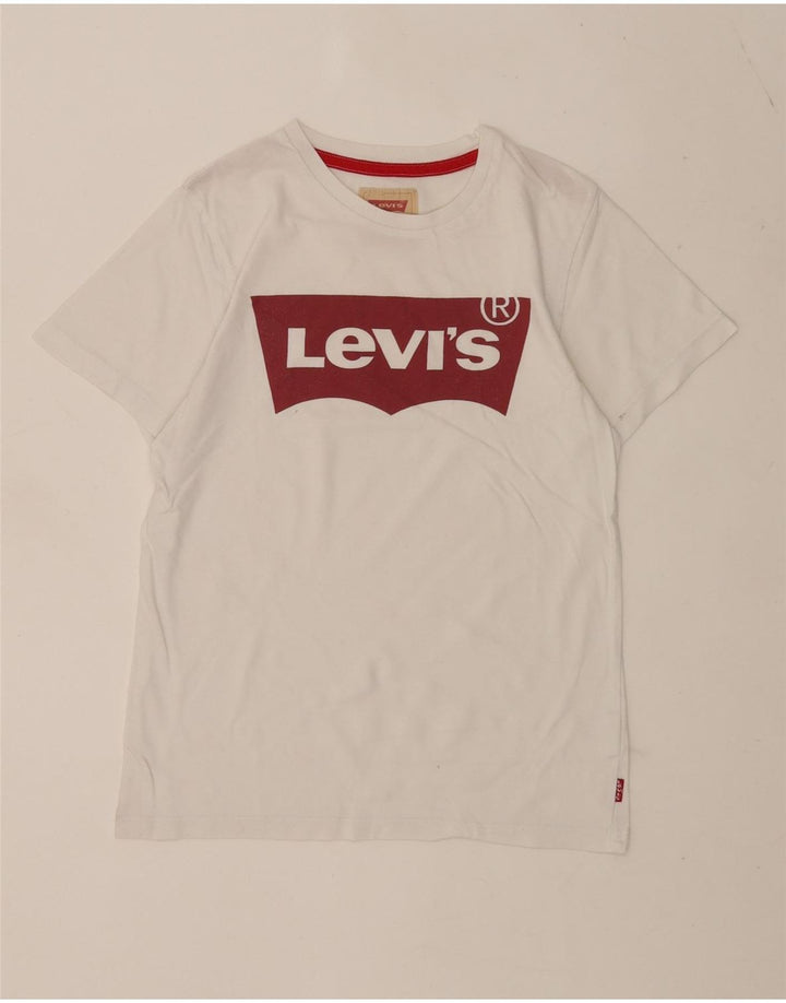 Levi's Boys Graphic T-Shirt Top 11-12 Years Λευκό