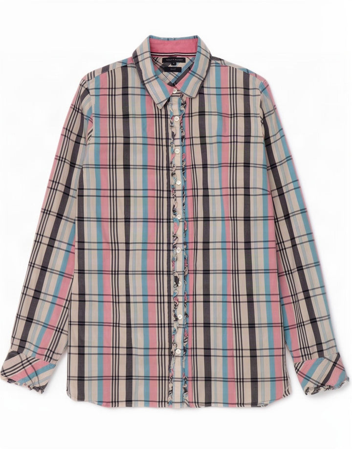 Tommy Hilfiger Γυναικείο Πουκάμισο US 12 Μεγάλο πολύχρωμο καρό βαμβακερό