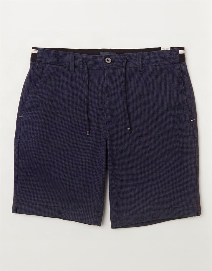 Zara Ανδρικό σορτς Chino Medium W31 Navy Blue Polyester